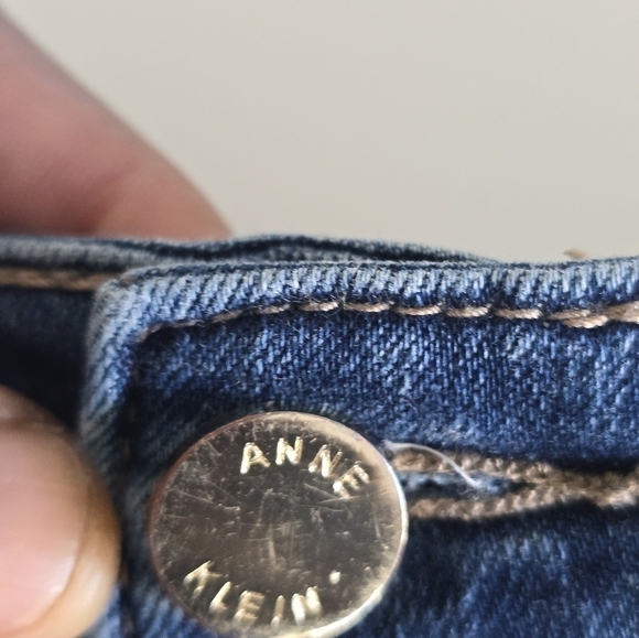 Anne Klein Jeans Womens  Blue High Rise Skinny 32×26 Light Wash Denim Streetwear - Picture 9 of 11